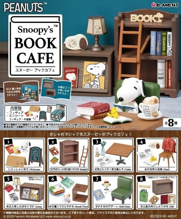 Peanuts Snoopy's Book CAFÉ Box