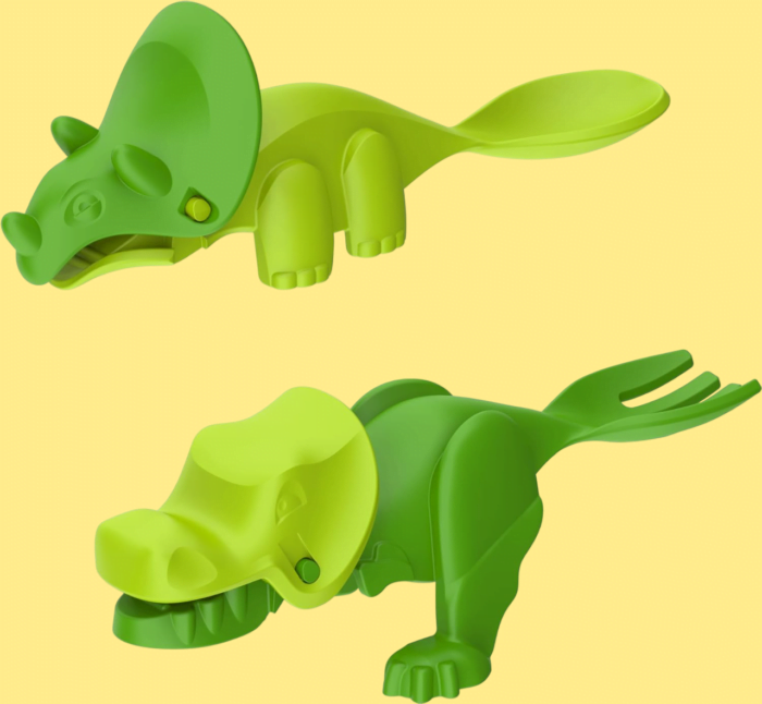 Toddler Dinosaur Utensils Baby Spoon, Forks